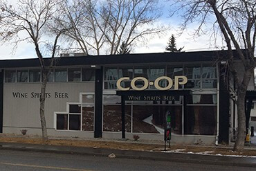 Image of Kensington Wine Spirit Beer store in Calgary, Alberta.