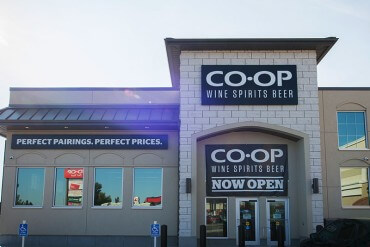 Image of Sierra Springs Wine Spirits Beer store in Airdrie, Alberta.