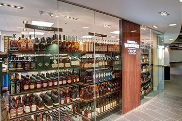 Image of World of Whisky store in Calgary, Alberta.