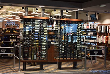 Image of World of Wine store in Calgary, Alberta.